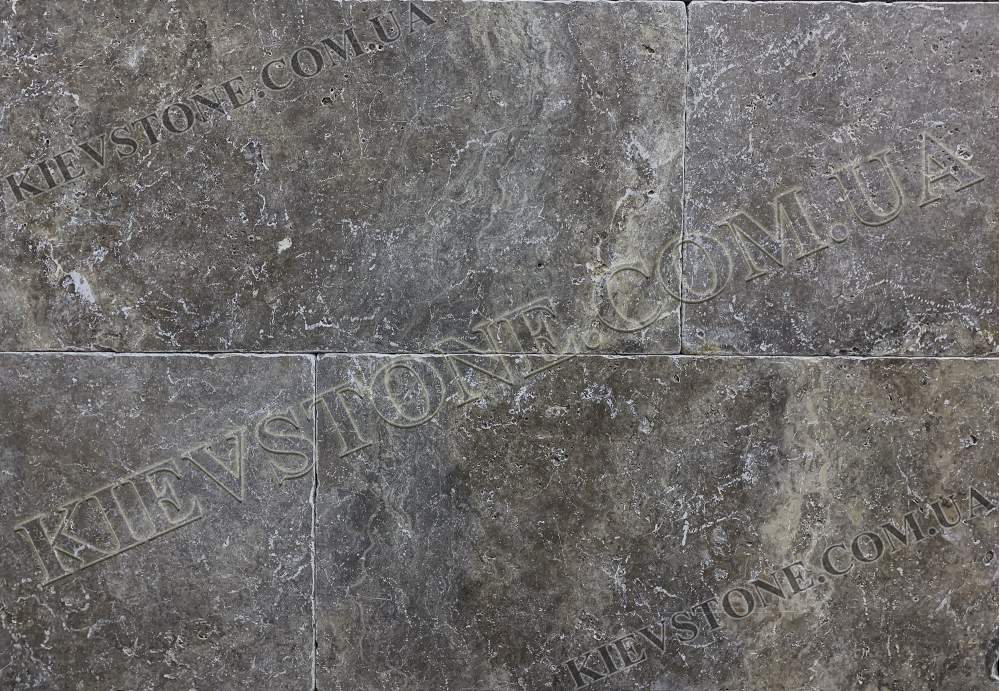 Travertine tumbled, grey 30.5x61х1.2 сm KievStone