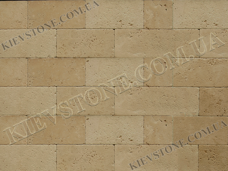 Travertine brushed, beige 10xLx1cm KievStone