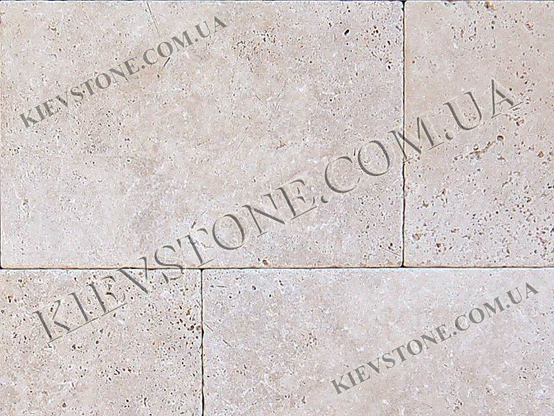 Travertine  tumbled, beige 40.6х61х1.2 сm KievStone