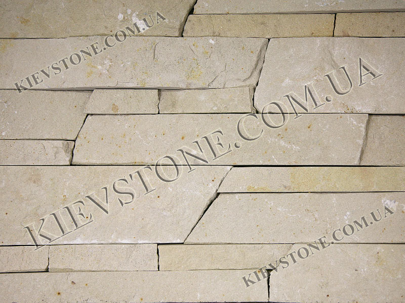 Sandstone white-yellow 2,3,10xLx2cm KievStone