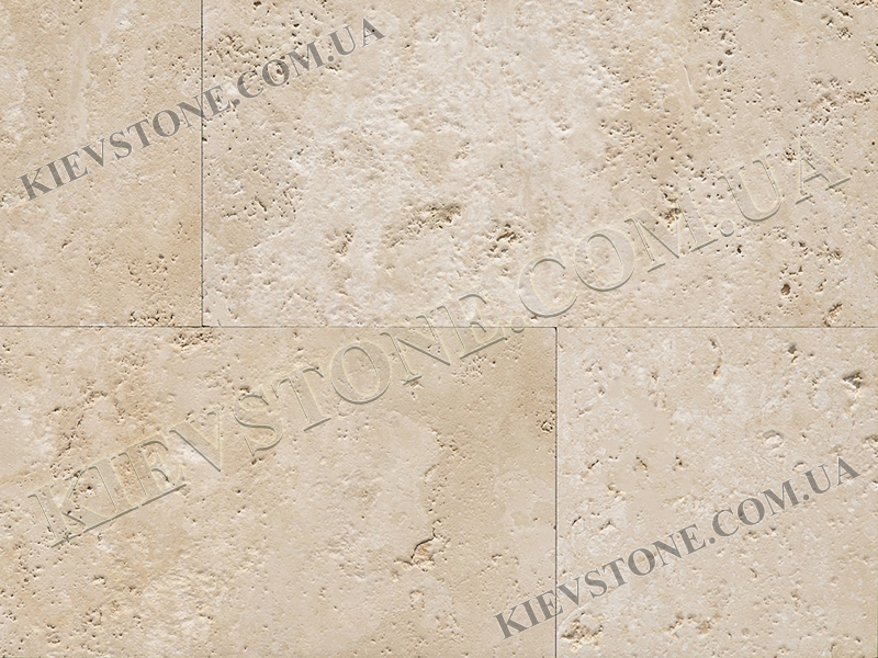 Travertine brushed, beige 30.5x61x1.2cm KievStone