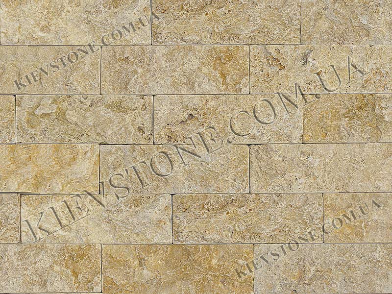 Travertine Antique, yellow 10хLх1.2сm KievStone