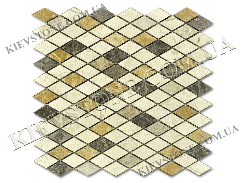 Мозаика из мрамора бежевого MM-08 KievStone