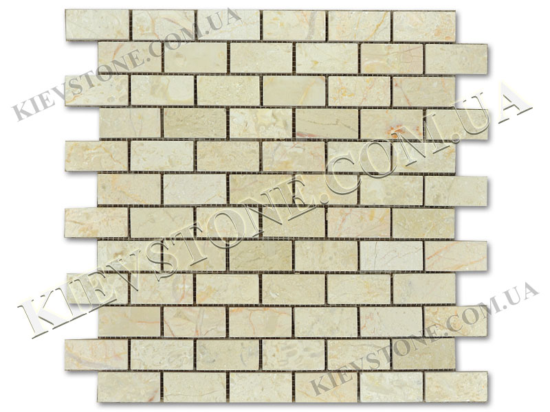 Мозаика из мрамора бежевого MM-09 KievStone