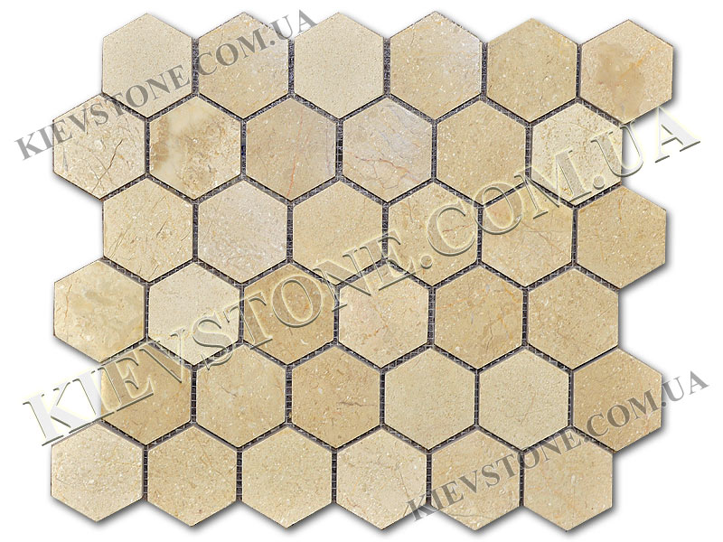 Мозаика из мрамора бежевого MM-11 KievStone