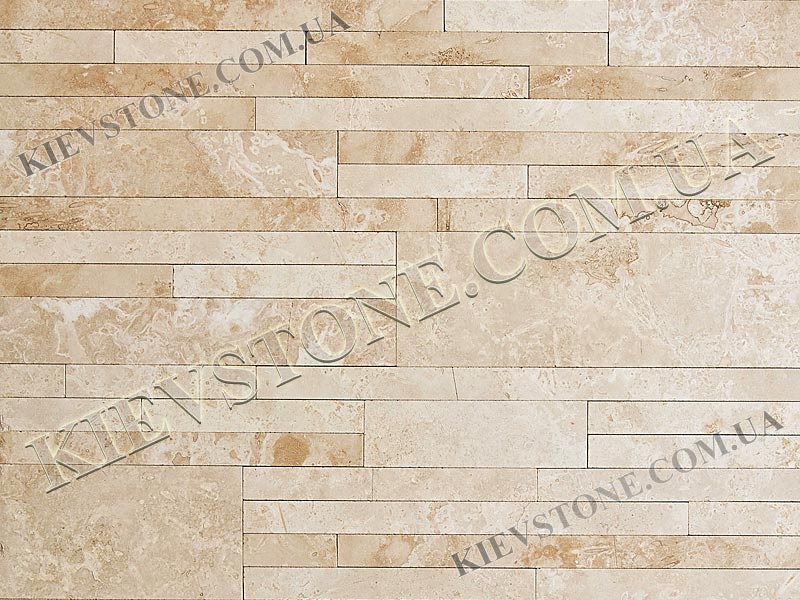 Travertine filled mix, beige 2.5,5,10хLx1cm KievStone