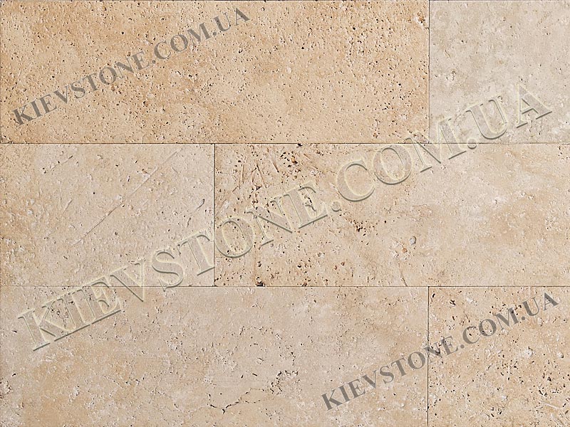 Travertine brushed, beige 20.3x61x1.2cm KievStone