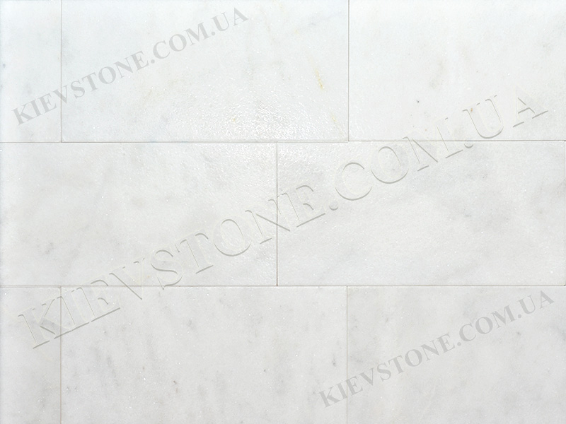 Marble white-gray brushed 20,3x40,6 cm KievStone