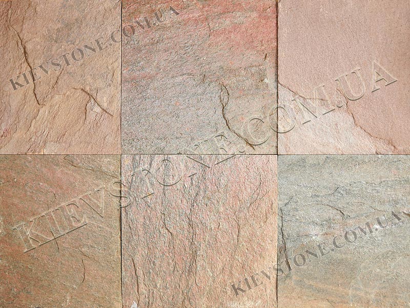Сланець Індія, Copper Red, 30х30см KievStone