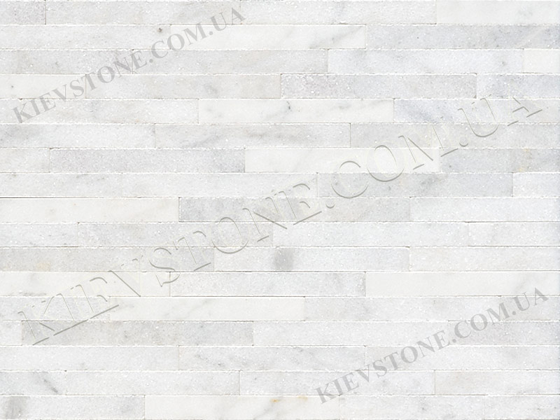 Marble white-gray brushed 2,5xL cm KievStone