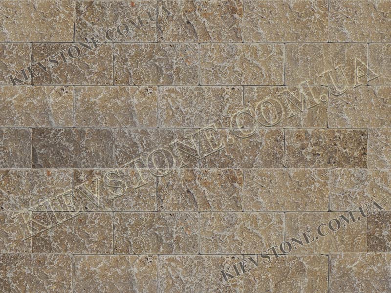 Travertine Antique, brown 7.5х15х1сm KievStone