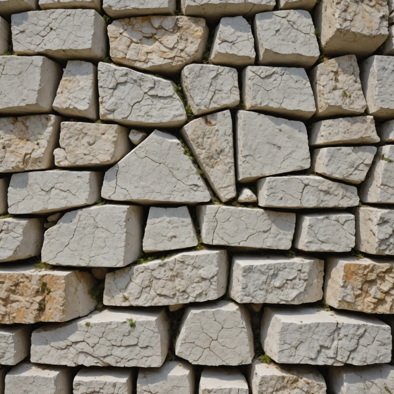 Dense limestone cladding for exterior walls