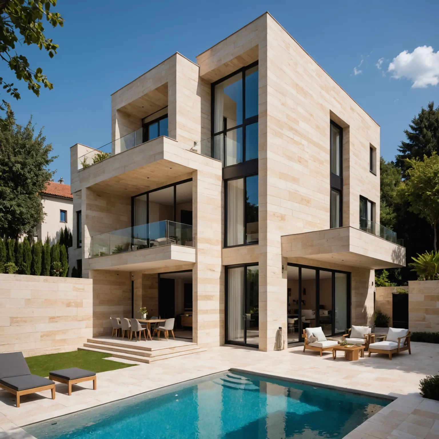 KievStone showroom travertine collections