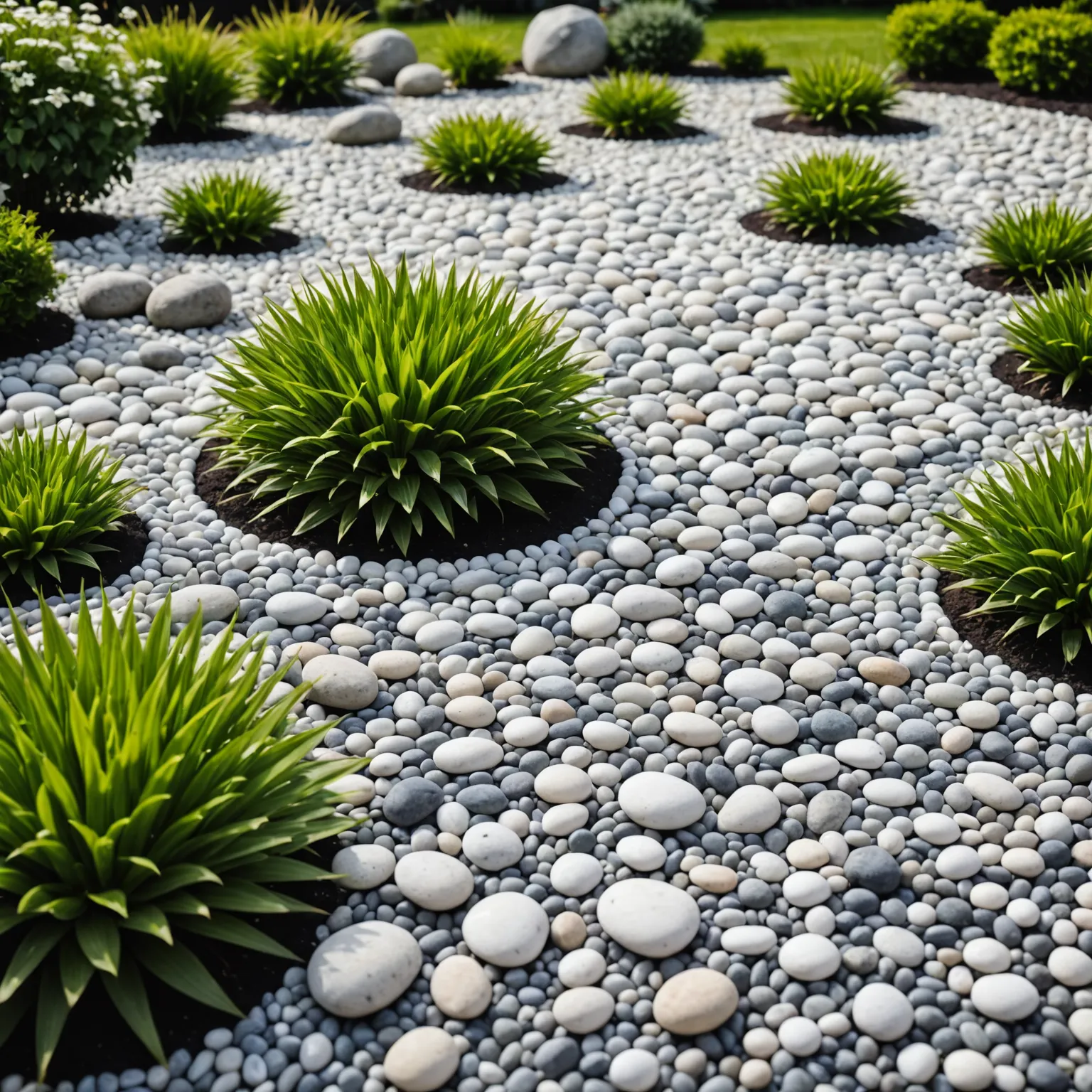 Natural stone in landscape design