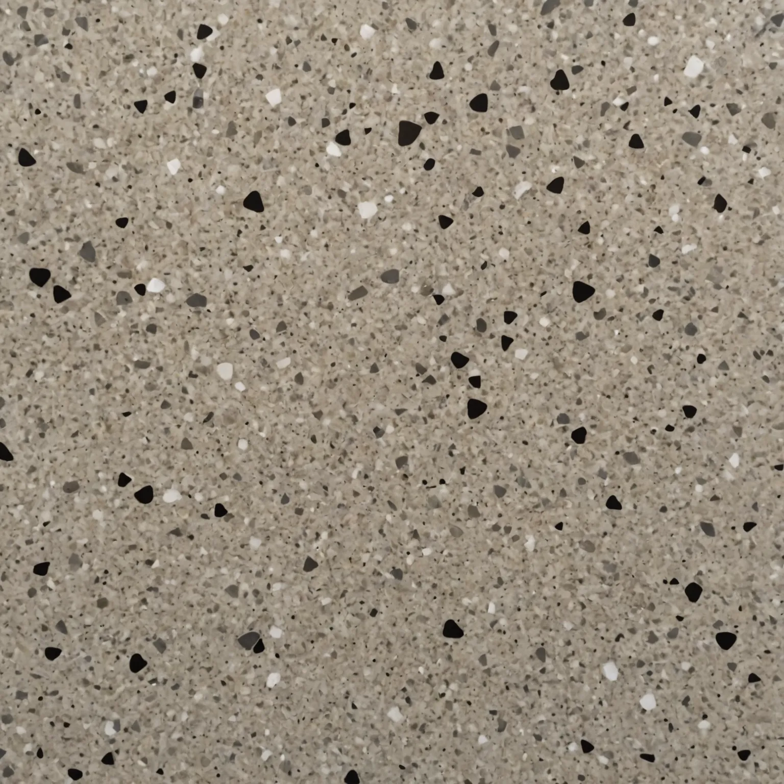 Grey quartz countertop with uniform texture