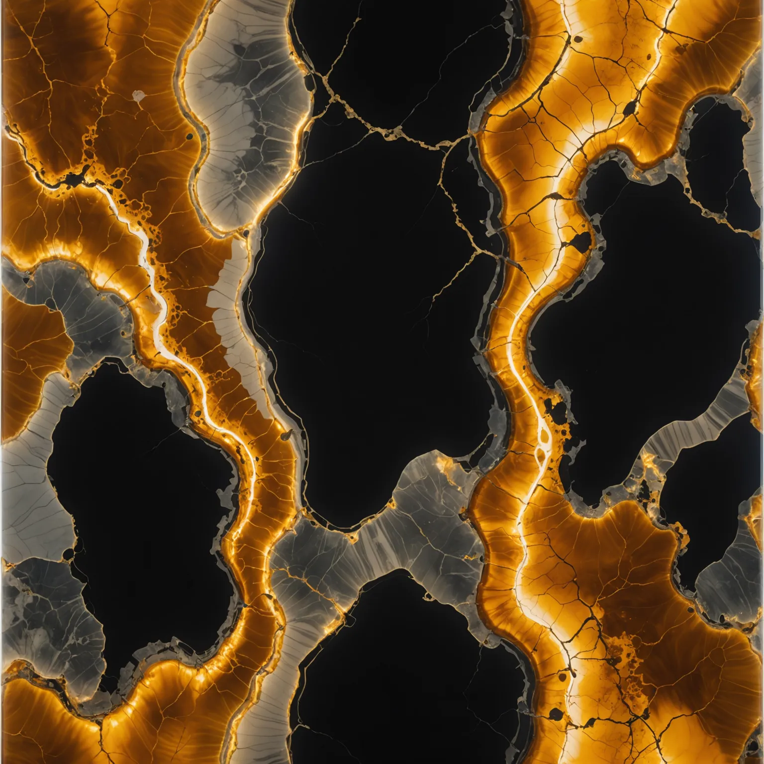 Polished onyx countertop surface close-up